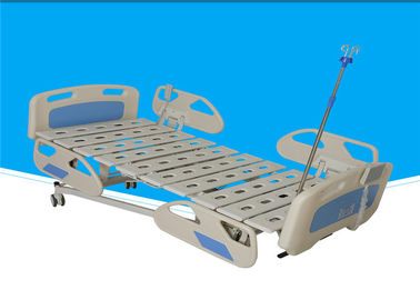 เตียงโรงพยาบาลเคลื่อนที่ที่มีความยืดหยุ่น, 0 - 75 °เตียงผู้ป่วยหนักไอคิวพร้อมรางด้าน ABS