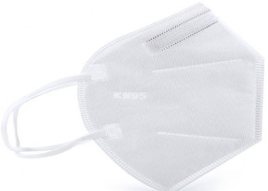 KN95 ปลอดสารพิษหน้ากากทางการแพทย์ที่ใช้แล้วทิ้งมีความต้านทานการหายใจต่ำยืดหยุ่น
