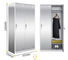ตู้โชว์ยาสแตนเลสแบบสองประตูกันสนิม H1800 * W900 * D500mm Size