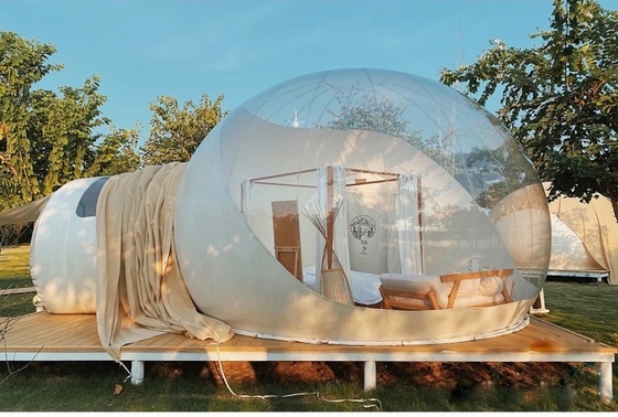 พองฟอง Geodesic โดมเต็นท์การ์เด้นปาร์ตี้ Geodesic แคมป์ปิ้ง Tent